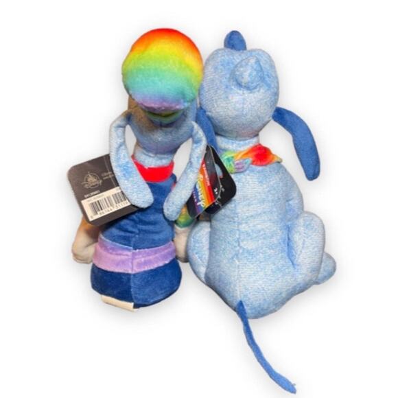 Disney Pluto and Goofy Rainbow Collection Plush - Picture 2 of 2